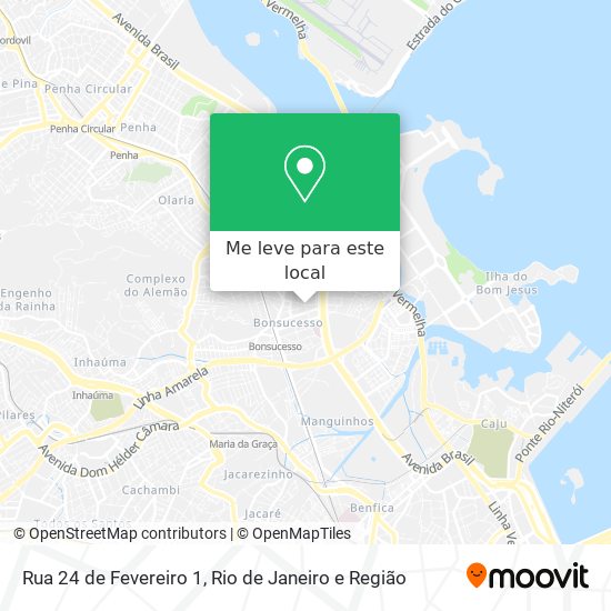 Rua 24 de Fevereiro 1 mapa