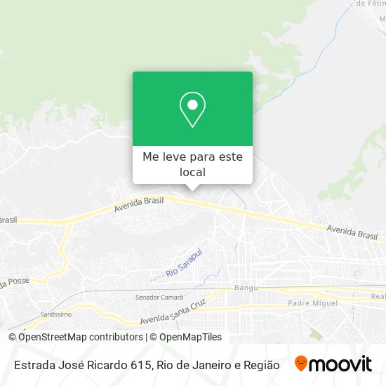 Estrada José Ricardo 615 mapa