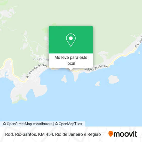 Rod. Rio-Santos, KM 454 mapa
