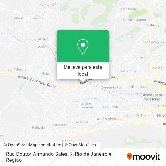 Rua Doutor Armando Sales, 7 mapa