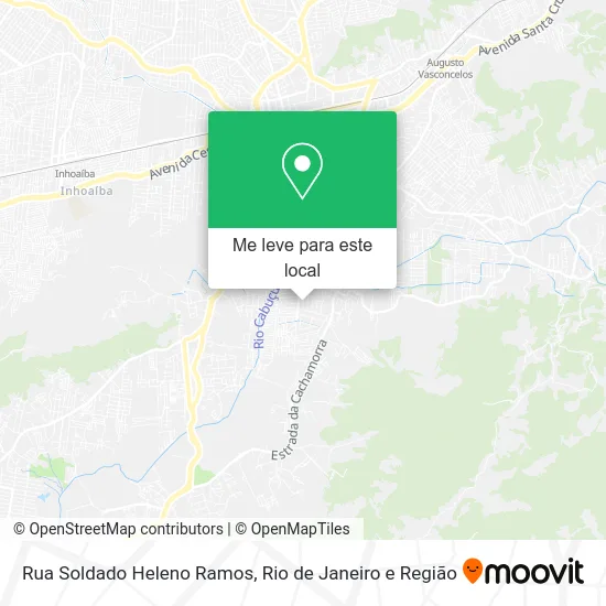 Rua Soldado Heleno Ramos mapa