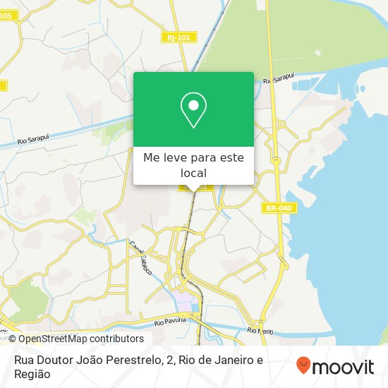 Rua Doutor João Perestrelo, 2 mapa