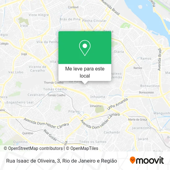 Rua Isaac de Oliveira, 3 mapa