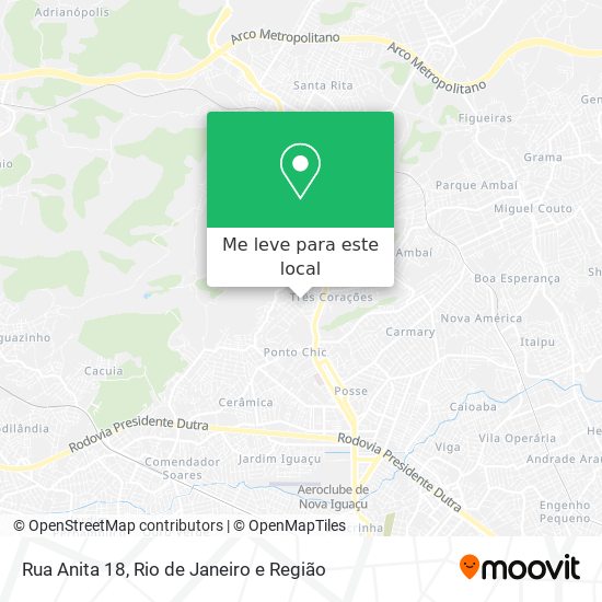 Rua Anita 18 mapa