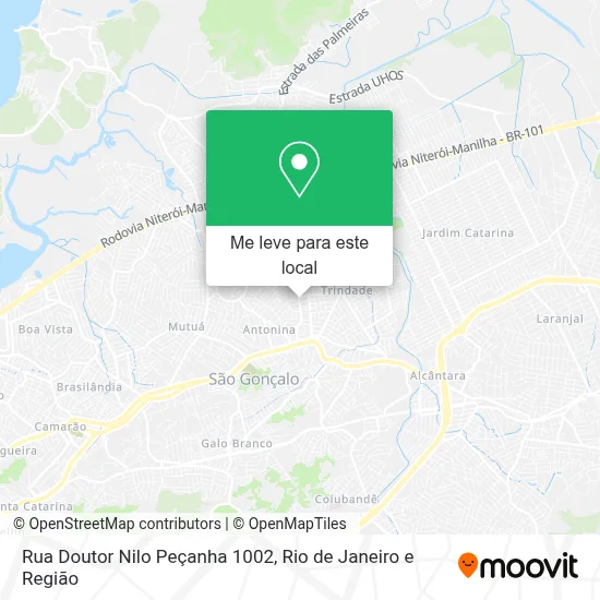 Rua Doutor Nilo Peçanha 1002 mapa
