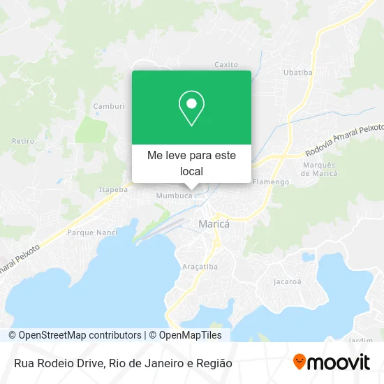 Rua Rodeio Drive mapa
