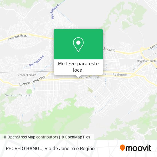 RECREIO BANGÚ mapa