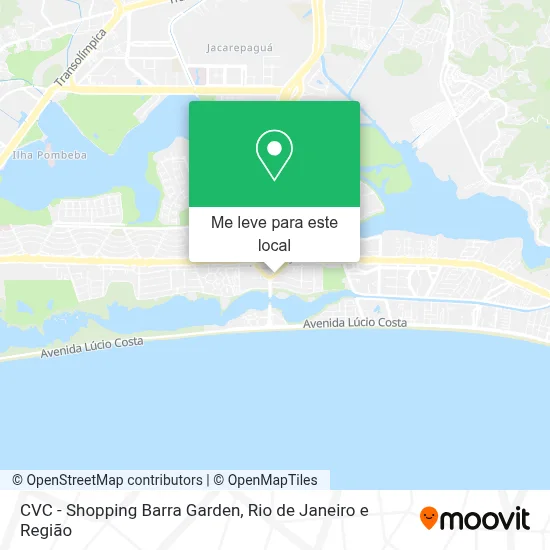 CVC - Shopping Barra Garden mapa