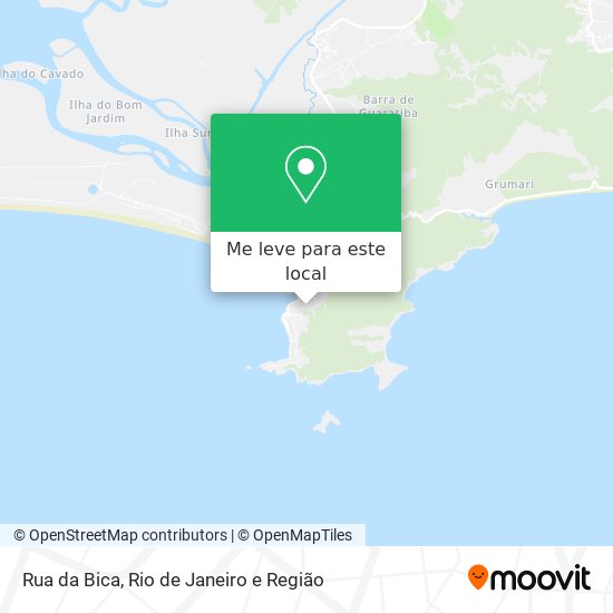 Rua da Bica mapa