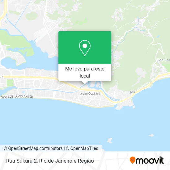 Rua Sakura 2 mapa