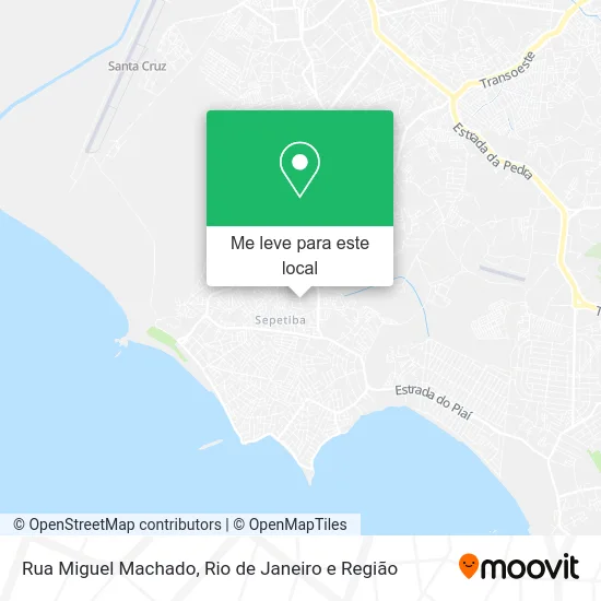 Rua Miguel Machado mapa