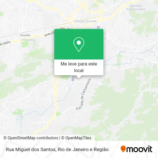 Rua Miguel dos Santos mapa