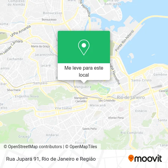 Rua Jupará 91 mapa