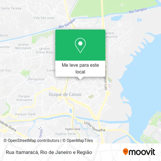 Rua Itamaracá mapa