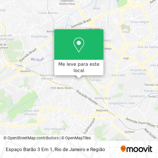 Espaço Barão 3 Em 1 mapa