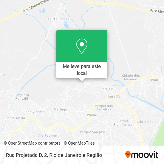 Rua Projetada D, 2 mapa