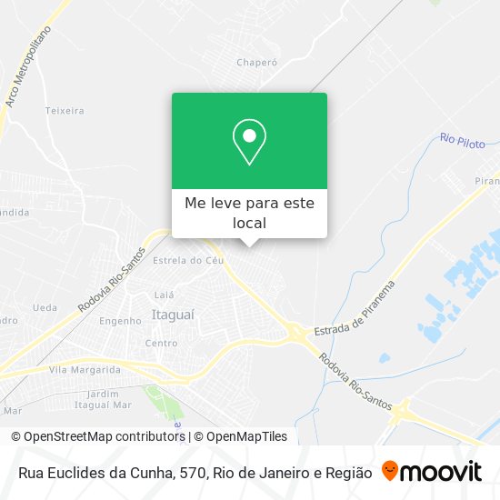 Rua Euclides da Cunha, 570 mapa