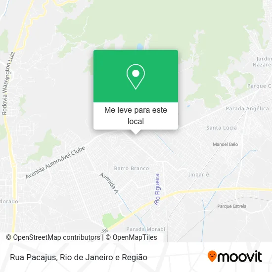 Rua Pacajus mapa