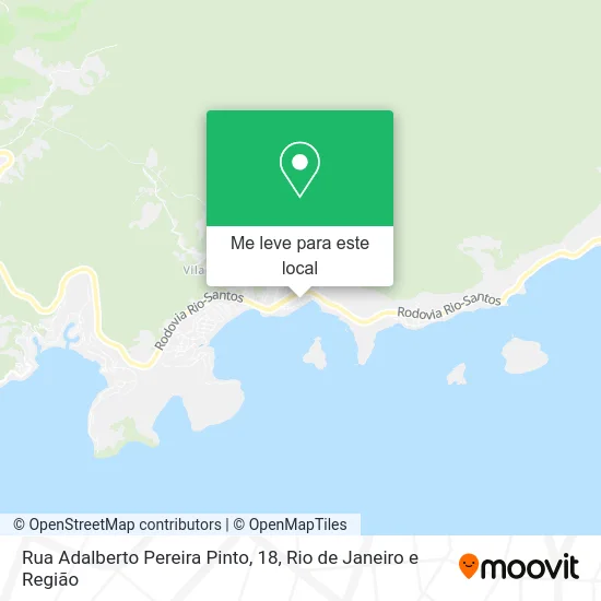 Rua Adalberto Pereira Pinto, 18 mapa