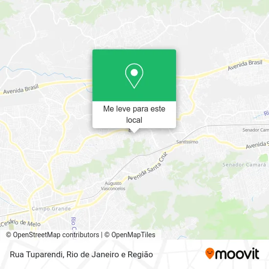 Rua Tuparendi mapa