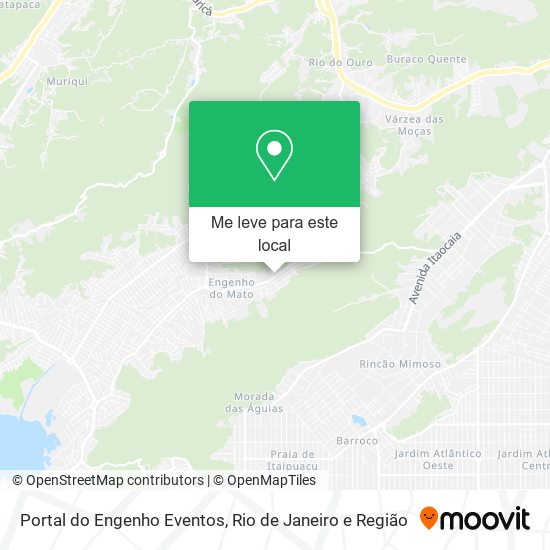 Portal do Engenho Eventos mapa