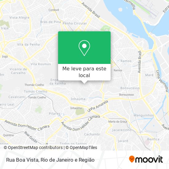 Rua Boa Vista mapa