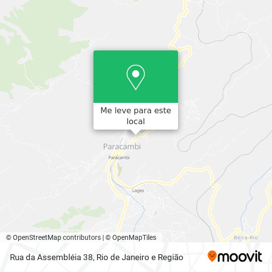 Rua da Assembléia 38 mapa