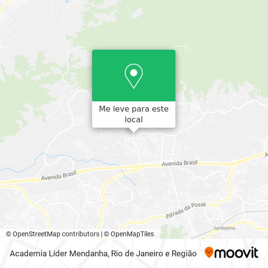 Academia Líder Mendanha mapa