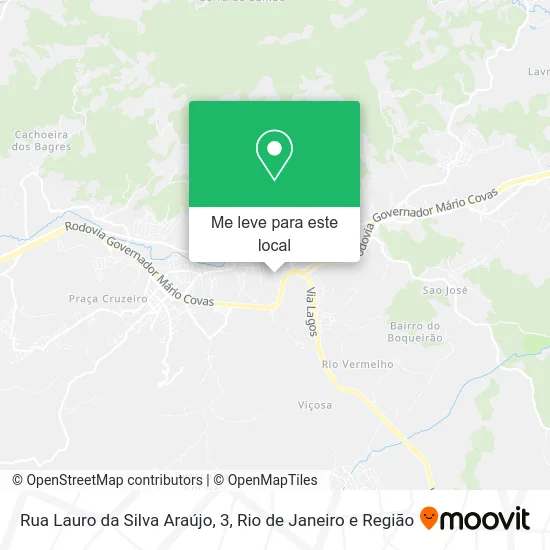 Rua Lauro da Silva Araújo, 3 mapa