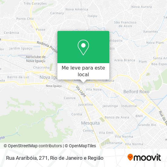Rua Araribóia, 271 mapa