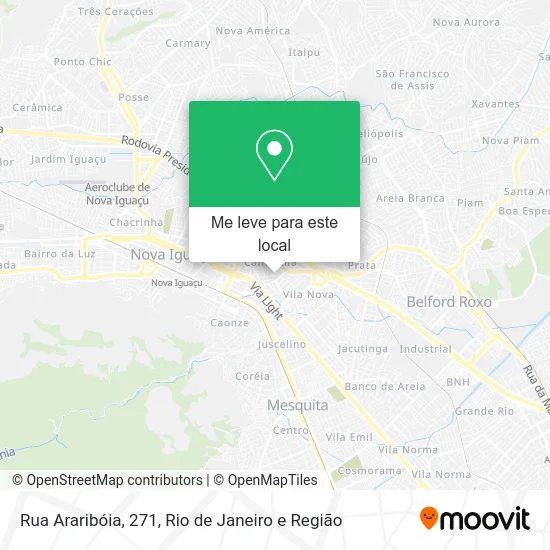 Rua Araribóia, 271 mapa