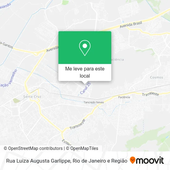 Rua Luiza Augusta Garlippe mapa