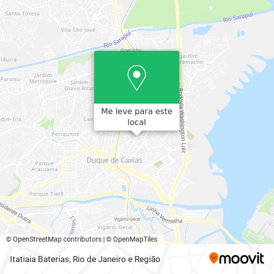 Itatiaia Baterias mapa