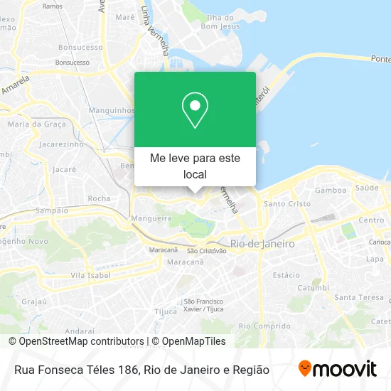 Rua Fonseca Téles 186 mapa