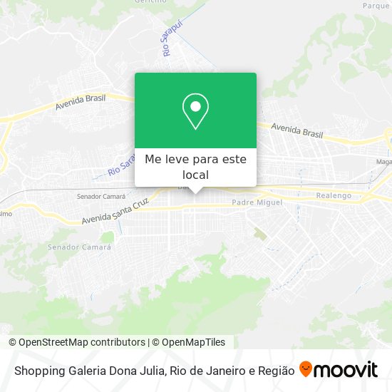 Shopping Galeria Dona Julia mapa