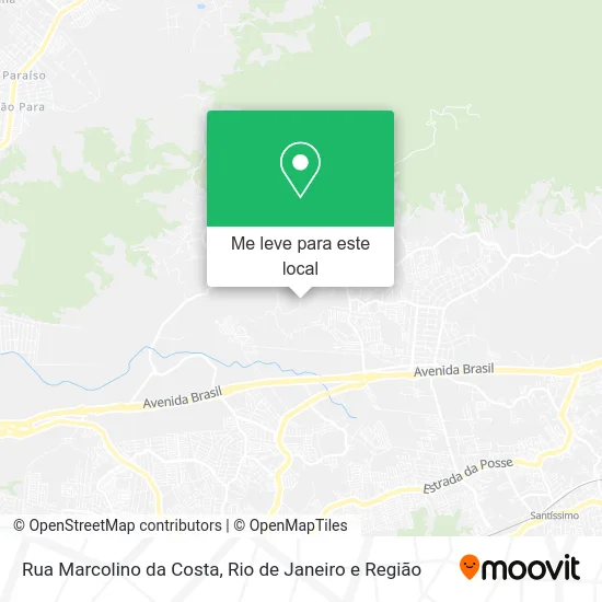 Rua Marcolino da Costa mapa