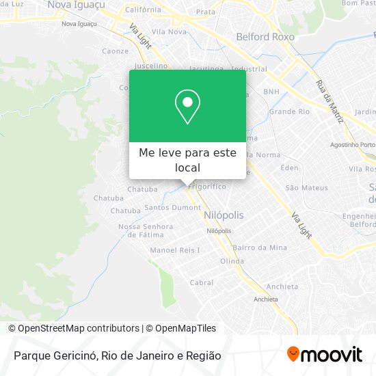 Parque Gericinó mapa