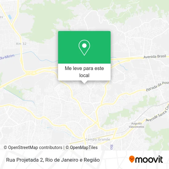 Rua Projetada 2 mapa