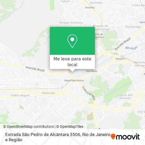 Estrada São Pedro de Alcântara 3506 mapa