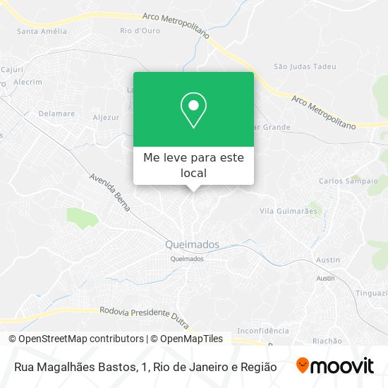 Rua Magalhães Bastos, 1 mapa