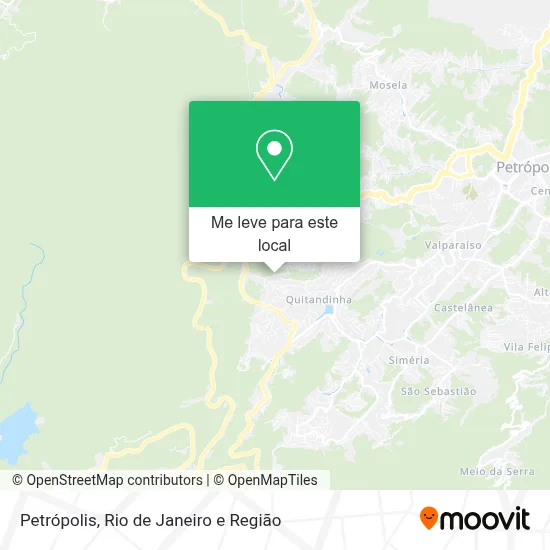 Petrópolis mapa