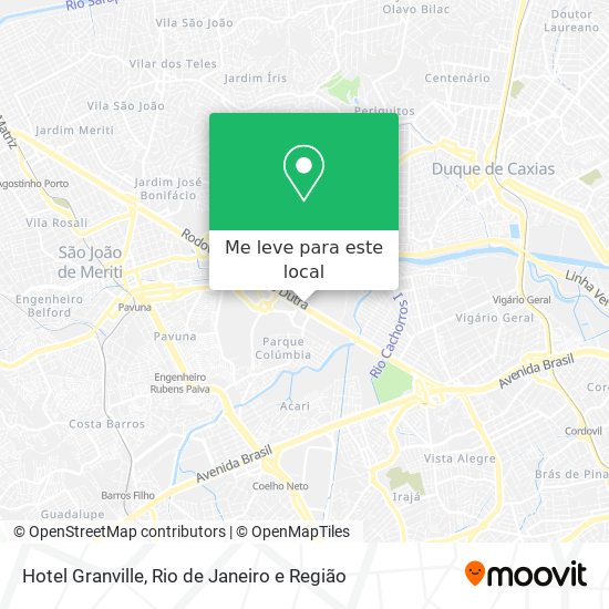 Hotel Granville mapa