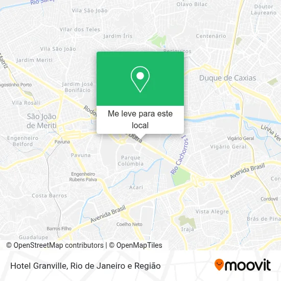 Hotel Granville mapa