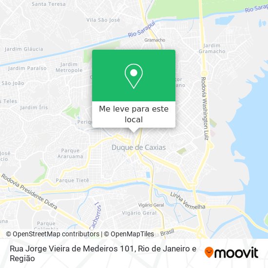 Rua Jorge Vieira de Medeiros 101 mapa