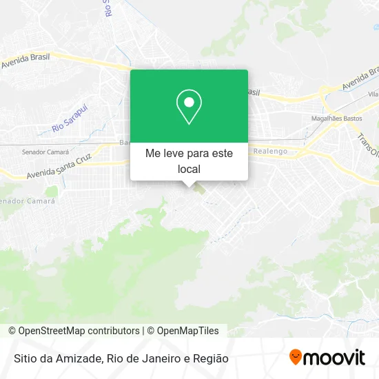 Sitio da Amizade mapa