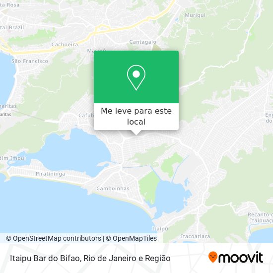 Itaipu Bar do Bifao mapa