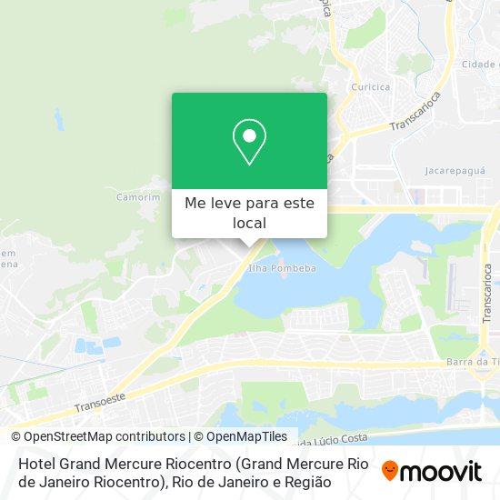 Hotel Grand Mercure Riocentro (Grand Mercure Rio de Janeiro Riocentro) mapa