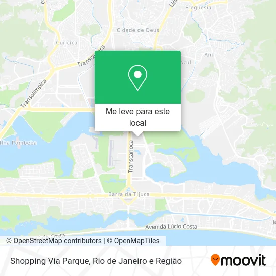 Shopping Via Parque mapa