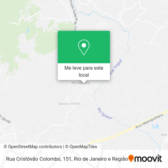 Rua Cristóvão Colombo, 151 mapa