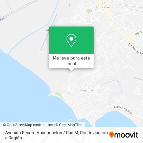 Avenida Renato Vasconcelos / Rua M mapa